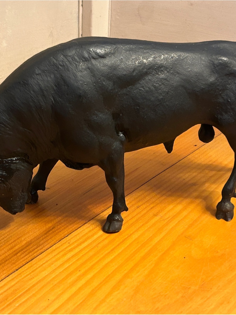 Breyer Black Corriente Bull Sculpture Traditional Model